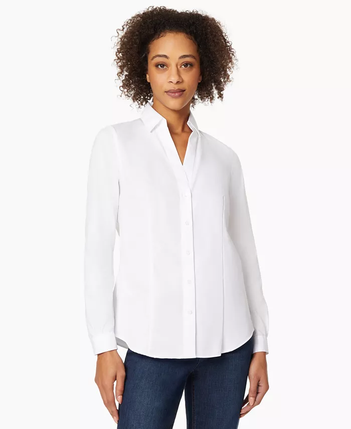 Женская блуза с длинным рукавом на пуговицах Easy Care Jones New York, белый
Женская блуза с длинным рукавом на пуговицах Easy Care Jones New York, белый