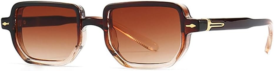 Популярные модные прямоугольные солнцезащитные очки для женщин, защита от УФ-излучения UV400, ретро-градиентные очки для мужчин, трендовые солнцезащитные очки с заклепками HHZZYVY, Brown Tea Gradient
Популярные модные прямоугольные солнцезащитные очки для женщин, защита от УФ-излучения UV400, ретро-градиентные очки для мужчин, трендовые солнцезащитные очки с заклепками HHZZYVY, Brown Tea Gradient