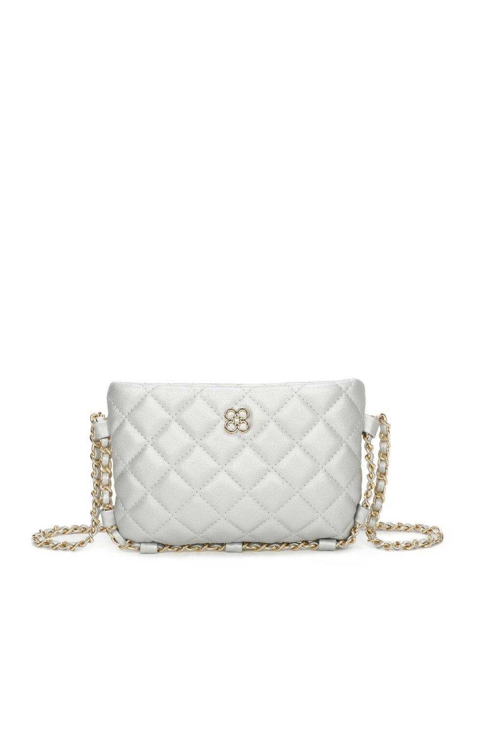 Стеганая мини-сумка через плечо из искусственной кожи с ромбовидным узором Clover Fontanella Fashion, серебро, Серый, Стеганая мини-сумка через плечо из искусственной кожи с ромбовидным узором Clover Fontanella Fashion, серебро
Стеганая мини-сумка через плечо из искусственной кожи с ромбовидным узором Clover Fontanella Fashion, серебро, Серый, Стеганая мини-сумка через плечо из искусственной кожи с ромбовидным узором Clover Fontanella Fashion, серебро