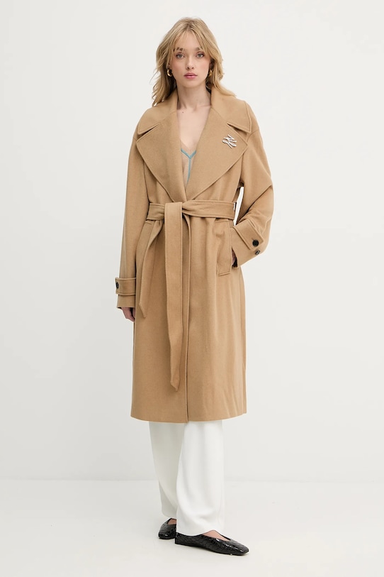 Шерстяное пальто Karl Lagerfeld, зеленый
Шерстяное пальто Karl Lagerfeld, зеленый