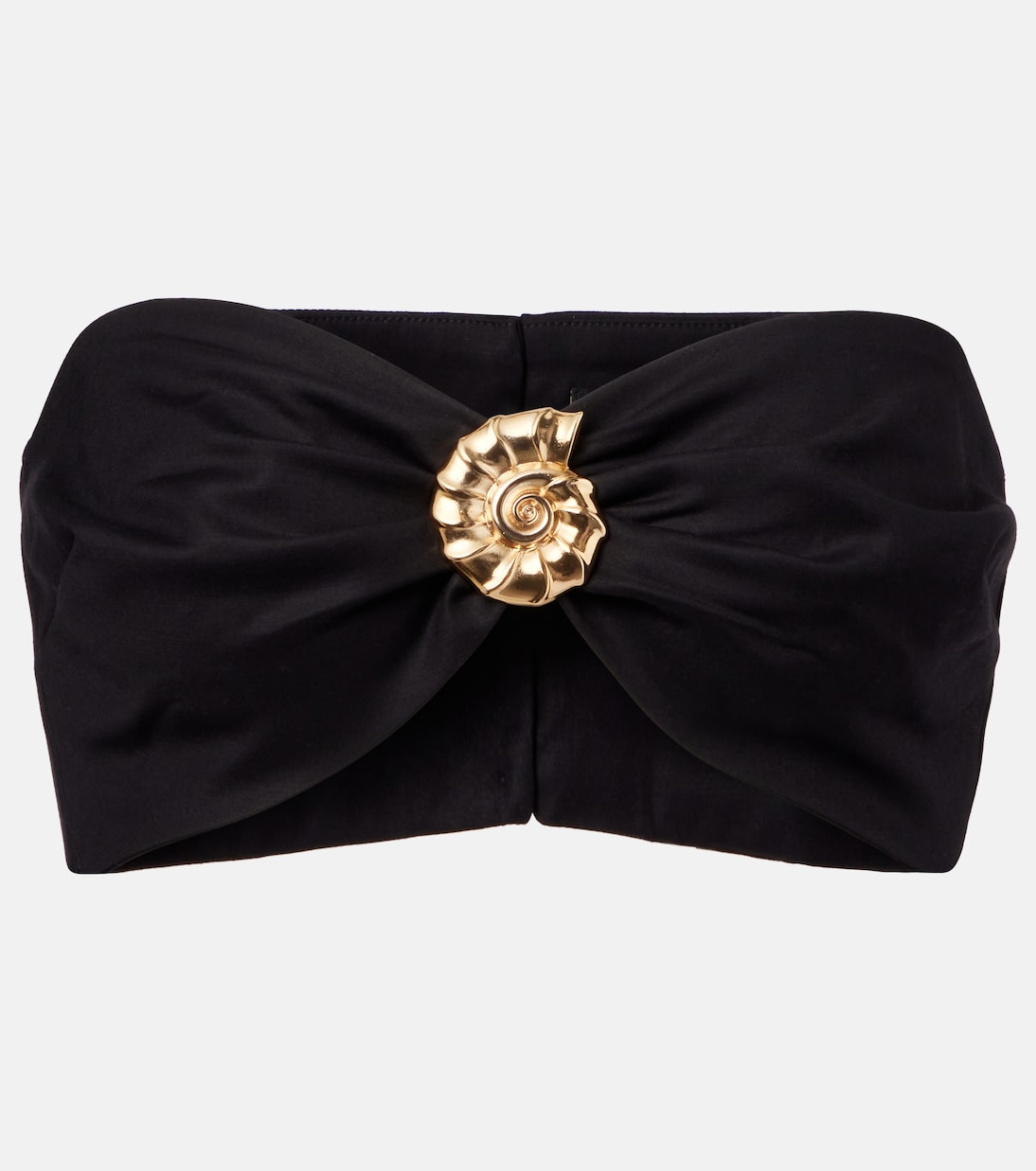 Бандо из хлопковой смеси с декором Adriana Degreas, черный
Бандо из хлопковой смеси с декором Adriana Degreas, черный