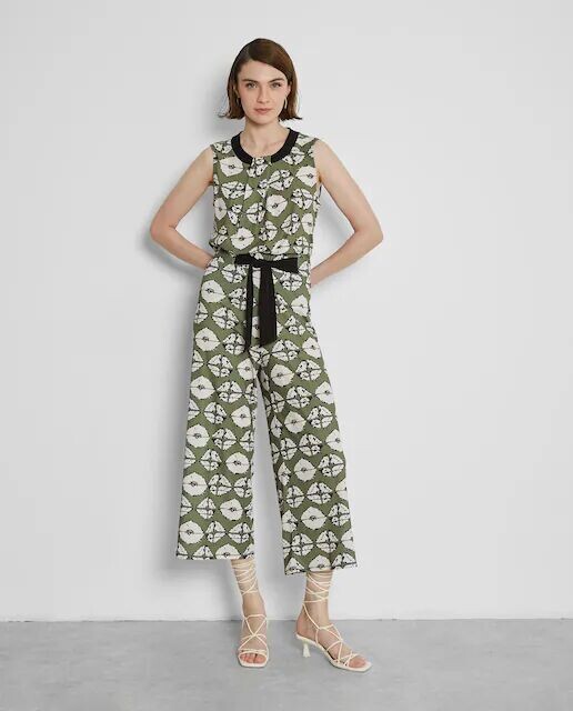 Женские брюки-кюлоты с принтом и бантом Trucco, зеленый
Женские брюки-кюлоты с принтом и бантом Trucco, зеленый