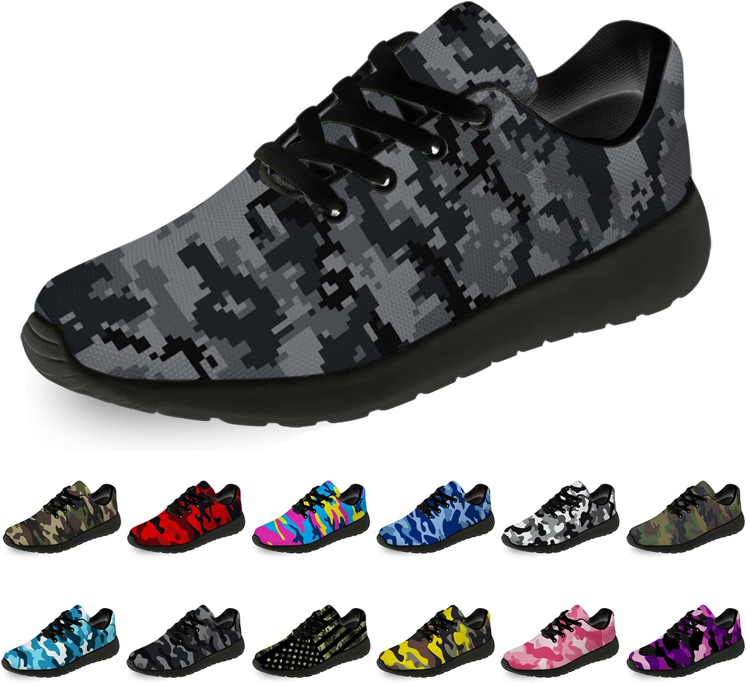 Кроссовки Horethy унисекс с камуфляжным принтом для женщин и мужчин, дышащие и легкие, для любых случаев, мультиколор
Кроссовки Horethy унисекс с камуфляжным принтом для женщин и мужчин, дышащие и легкие, для любых случаев, мультиколор