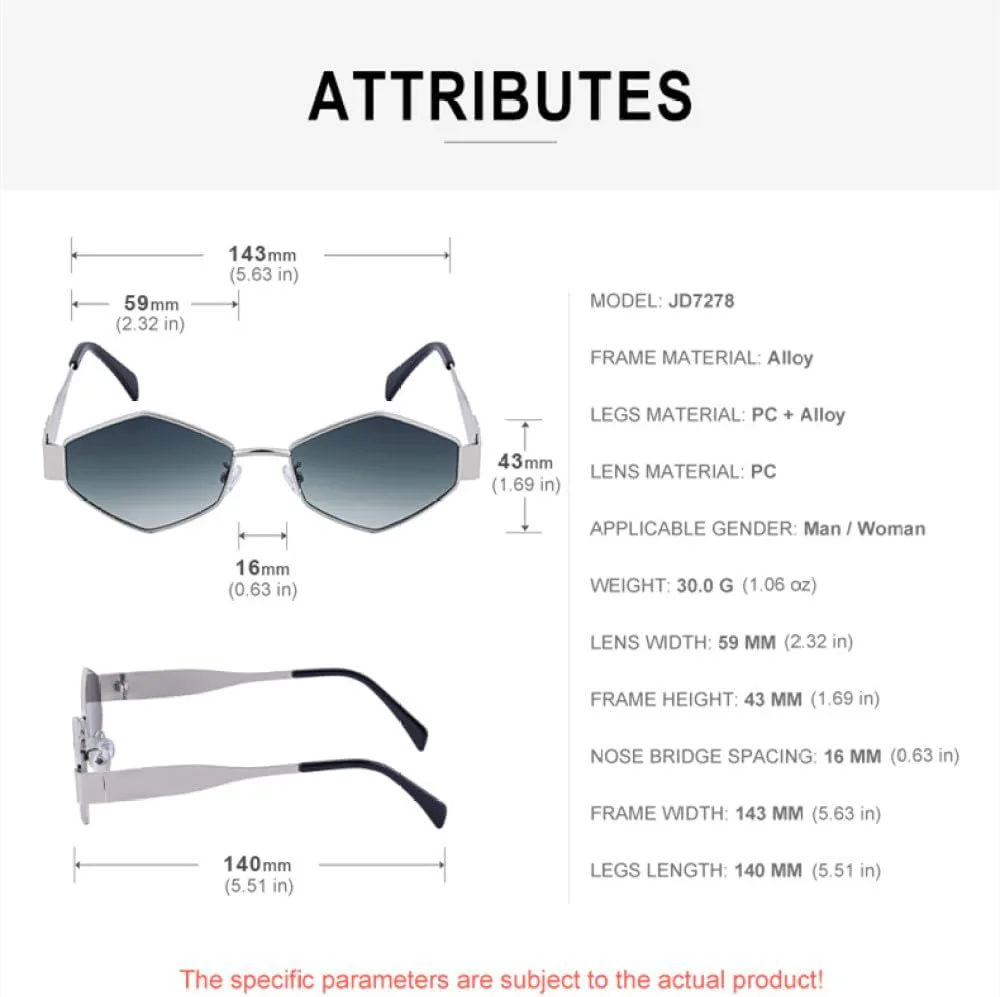 Солнцезащитные очки MUTYNE с неровной металлической оправой, мужские, винтажные, женские, в маленькой оправе, для путешествий, защита от УФ-излучения UV400, Brown
Солнцезащитные очки MUTYNE с неровной металлической оправой, мужские, винтажные, женские, в маленькой оправе, для путешествий, защита от УФ-излучения UV400, Brown