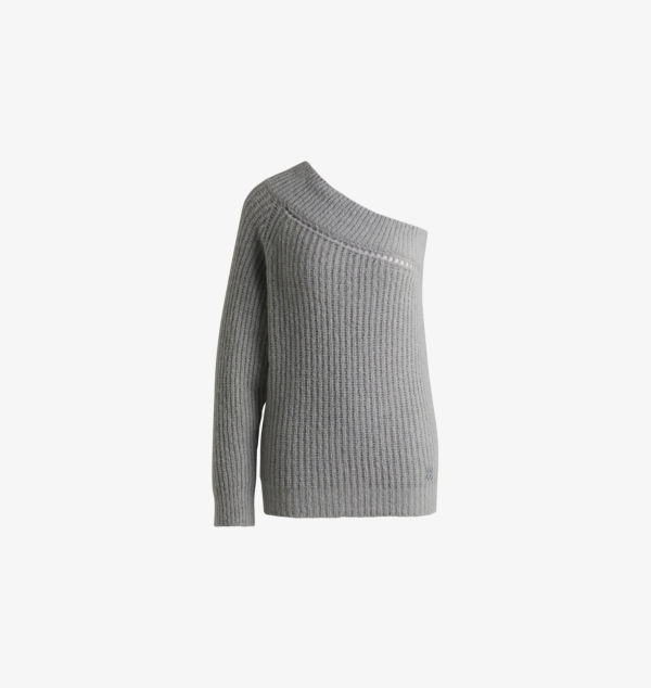 Джемпер на одно плечо из трикотажной ткани с начесом Hugo, серый
Джемпер на одно плечо из трикотажной ткани с начесом Hugo, серый