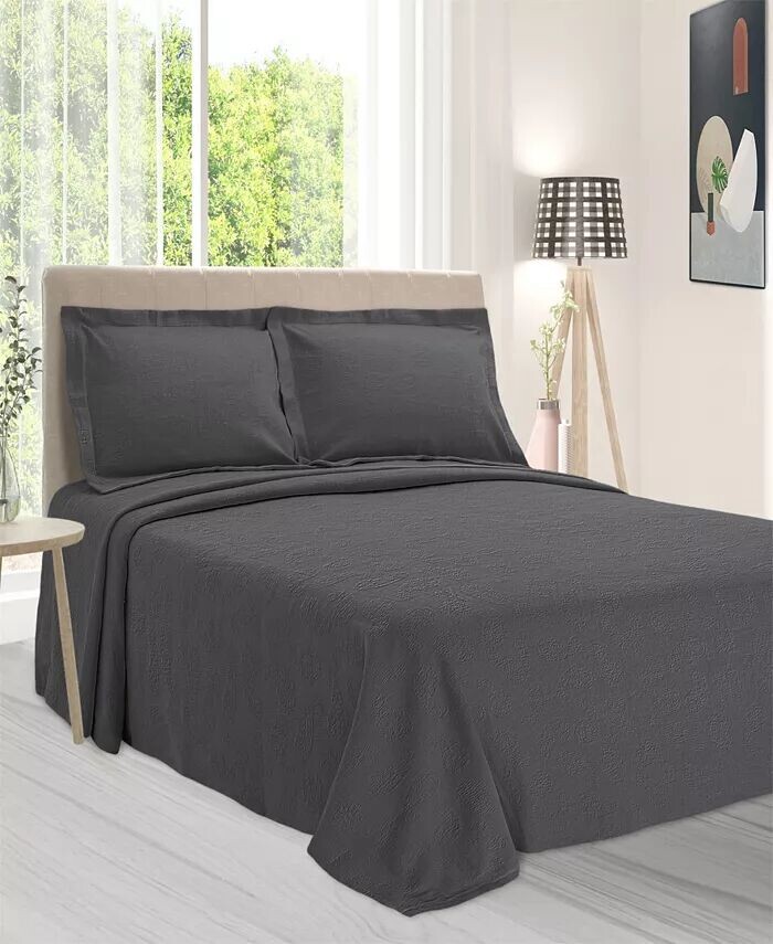 Всесезонный комплект из трех предметов покрывала Paisley Matelasse из 100 % хлопка, размер King Superior, серый
Всесезонный комплект из трех предметов покрывала Paisley Matelasse из 100 % хлопка, размер King Superior, серый