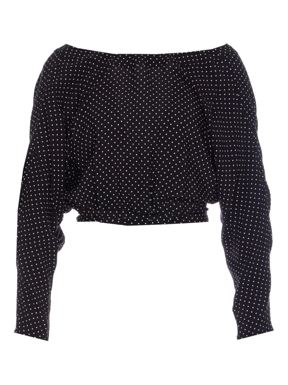 Блузка на завязках с узором в горох MAR DE MARGARITAS, черный
Блузка на завязках с узором в горох MAR DE MARGARITAS, черный