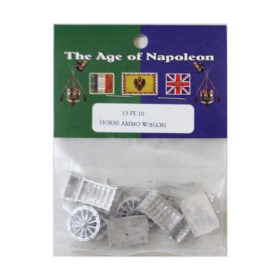 Прусская повозка с боеприпасами — лошадь, Age of Napoleon - Prussian - Equipment (15mm) (Blue Moon)