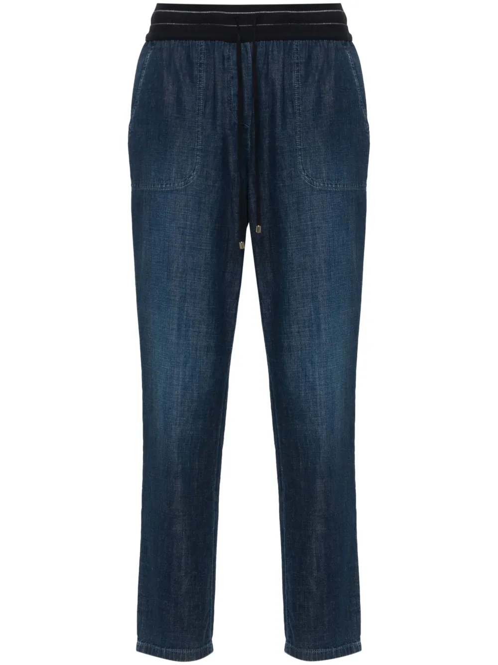 Зауженные джинсы с кулиской Lorena Antoniazzi, синий
Зауженные джинсы с кулиской Lorena Antoniazzi, синий