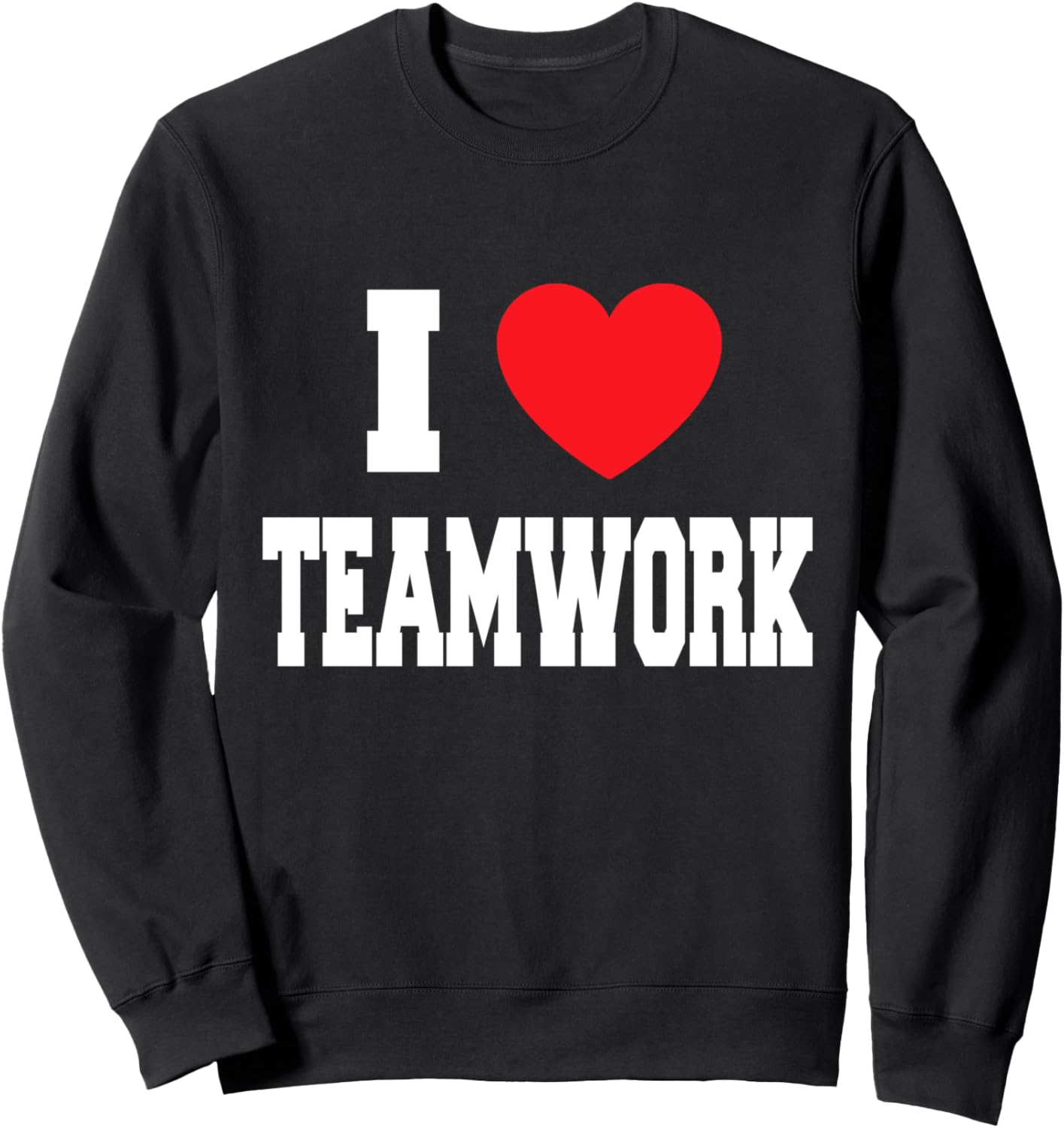 Толстовка с надписью «Я люблю командную работу» My Heart, черный
Толстовка с надписью «Я люблю командную работу» My Heart, черный