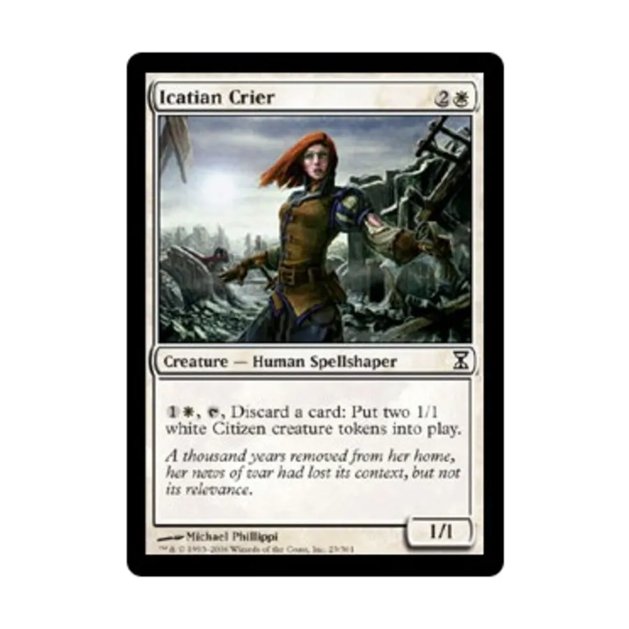 CCG Икатианский глашатай (C) (Рольга), MTG - Time Spiral
CCG Икатианский глашатай (C) (Рольга), MTG - Time Spiral