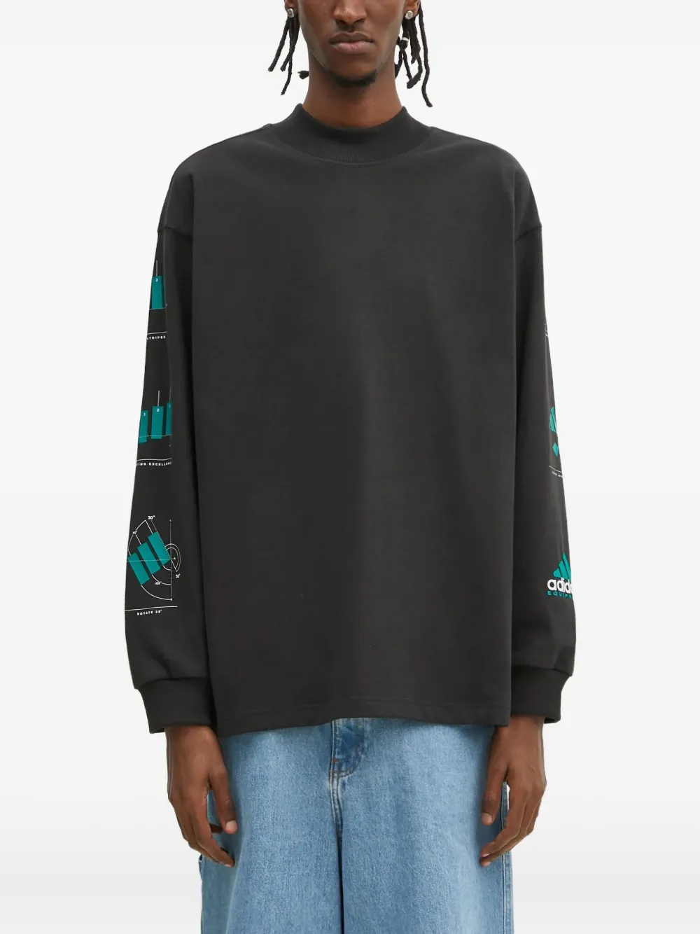 Свитер с круглым вырезом Adidas, черный
Свитер с круглым вырезом Adidas, черный