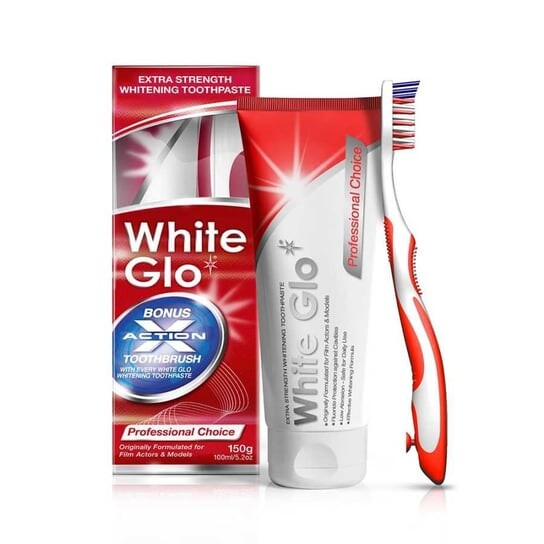 Выбор отбеливающая зубная паста 100мл + зубная щетка White Glo Professional
Выбор отбеливающая зубная паста 100мл + зубная щетка White Glo Professional