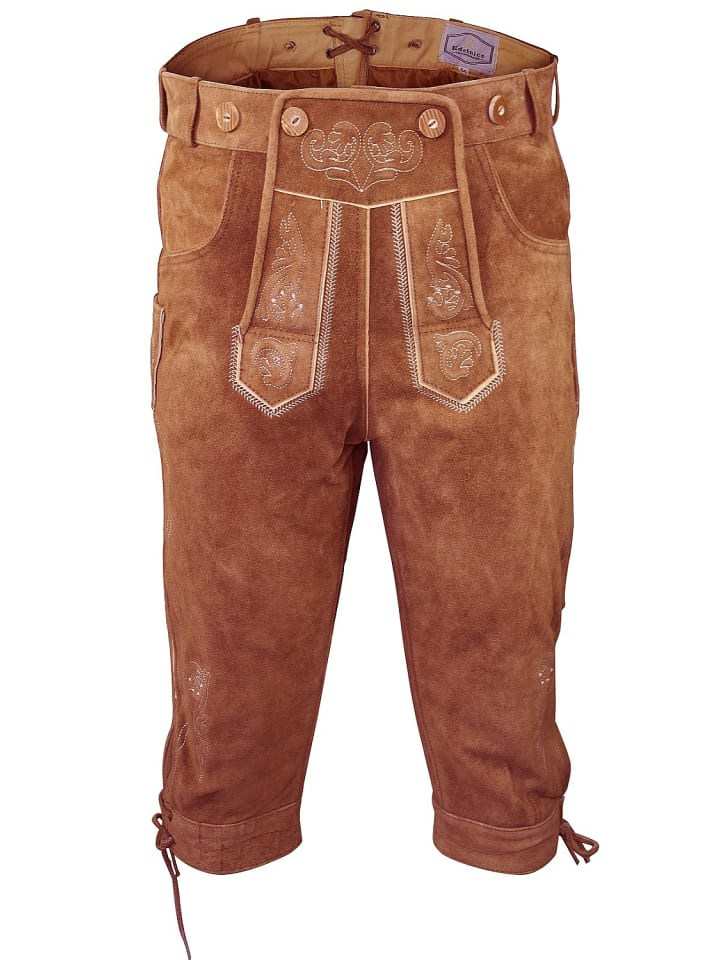 Edelnice Кожаные брюки средне-коричневого цвета
Edelnice Кожаные брюки средне-коричневого цвета