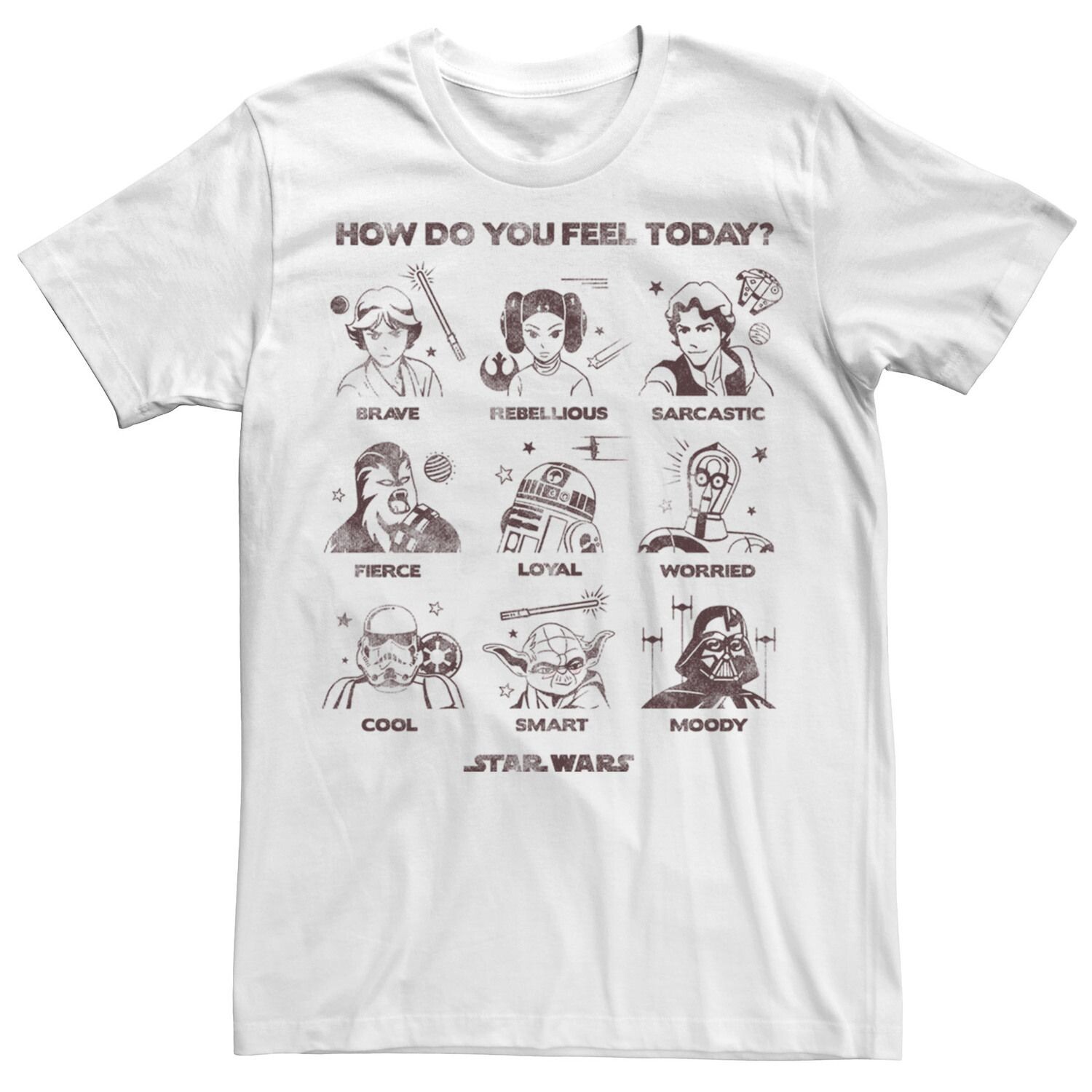 Мужская футболка с постером группы «Звездные войны» Licensed Character
Мужская футболка с постером группы «Звездные войны» Licensed Character