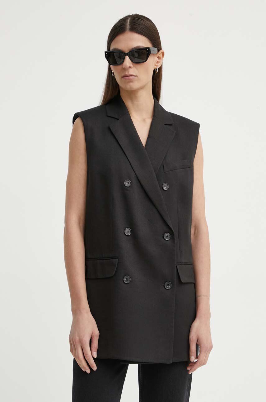 Льняной жилет Theory, черный
Льняной жилет Theory, черный