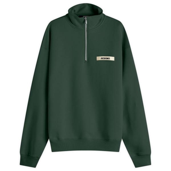 Толстовка с нашивкой-логотипом Grosgrain на молнии до половины длины Jacquemus, зеленый
Толстовка с нашивкой-логотипом Grosgrain на молнии до половины длины Jacquemus, зеленый