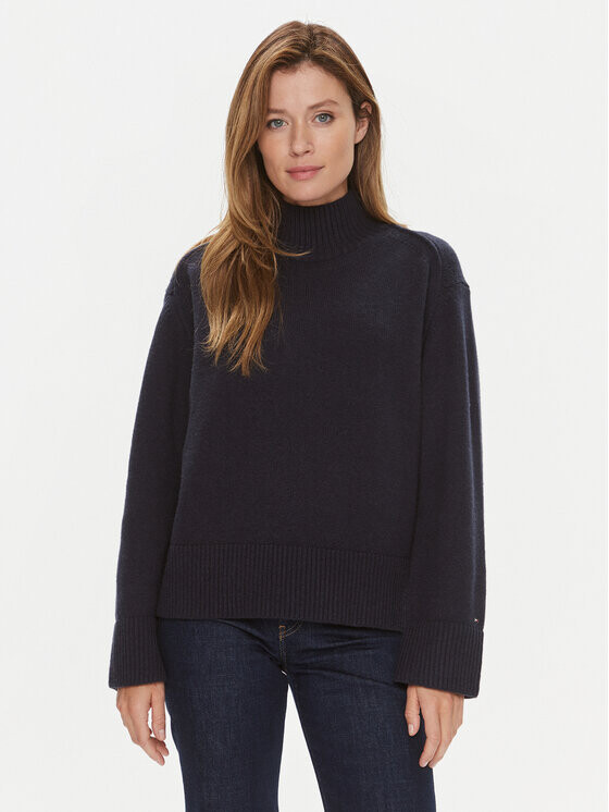 Свитер-водолазка свободного кроя Tommy Hilfiger, синий
Свитер-водолазка свободного кроя Tommy Hilfiger, синий