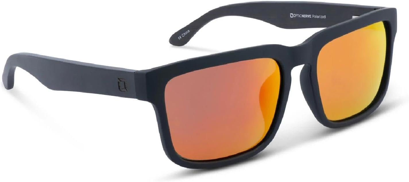 Поляризованные спортивные солнцезащитные очки Optic Nerve Mashup – легкая спортивная оправа, защита от УФ-излучения, антибликовое покрытие – унисекс, Matte Black + Wood
Поляризованные спортивные солнцезащитные очки Optic Nerve Mashup – легкая спортивная оправа, защита от УФ-излучения, антибликовое покрытие – унисекс, Matte Black + Wood