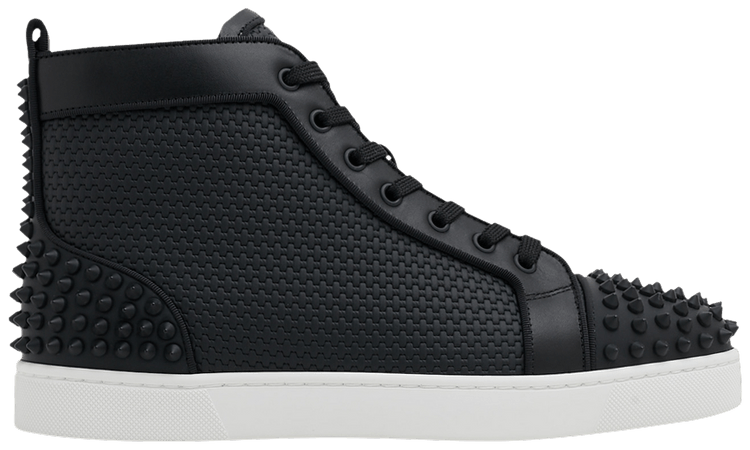 Кроссовки Christian Louboutin Louis Flat Calf Spikes High 'Black Matte', черный 
Кроссовки Christian Louboutin Louis Flat Calf Spikes High 'Black Matte', черный