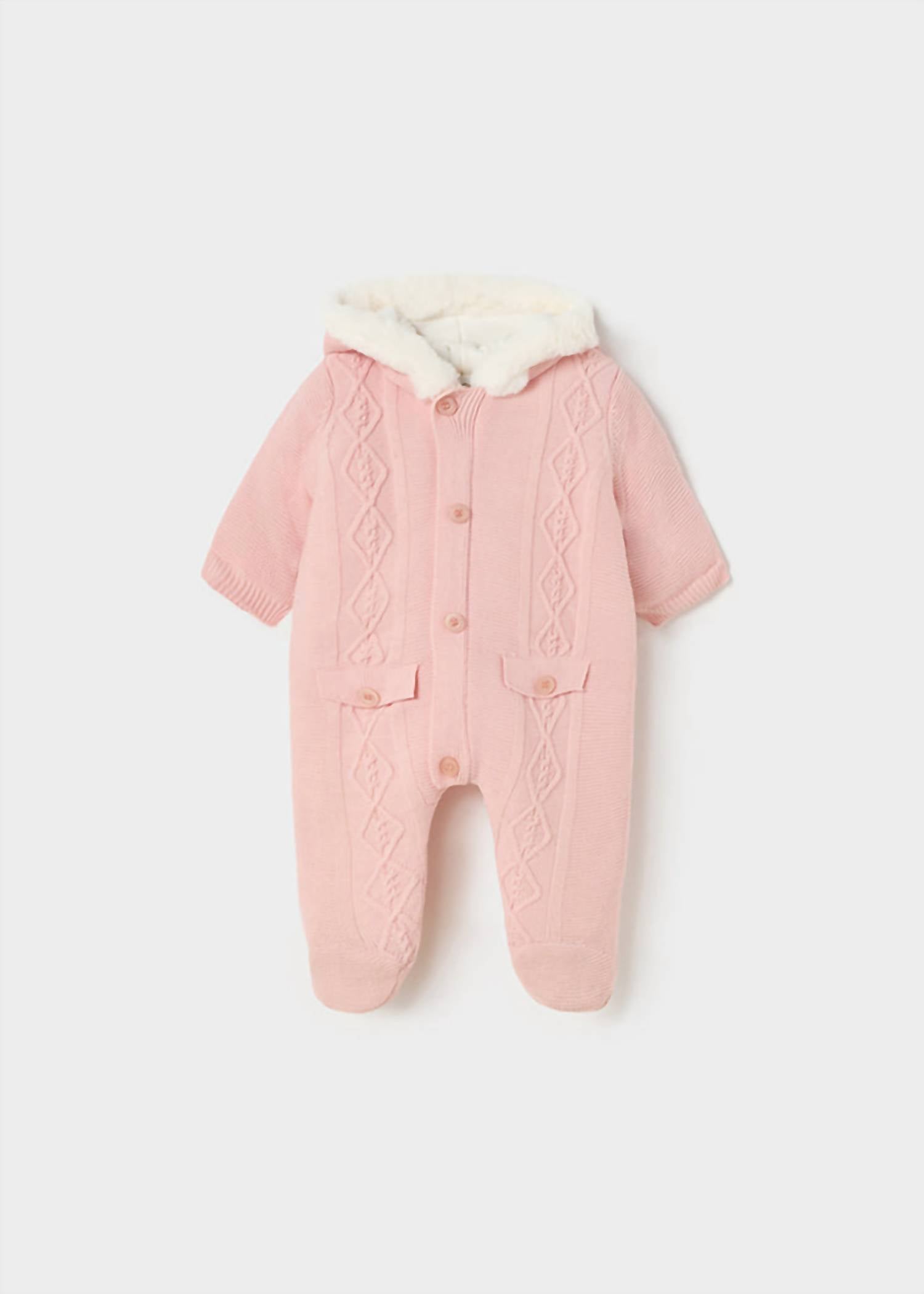 Mayoral Детский зимний вязаный комбинезон-толстовка на молнии для девочек, нежно-розового цвета
Mayoral Детский зимний вязаный комбинезон-толстовка на молнии для девочек, нежно-розового цвета