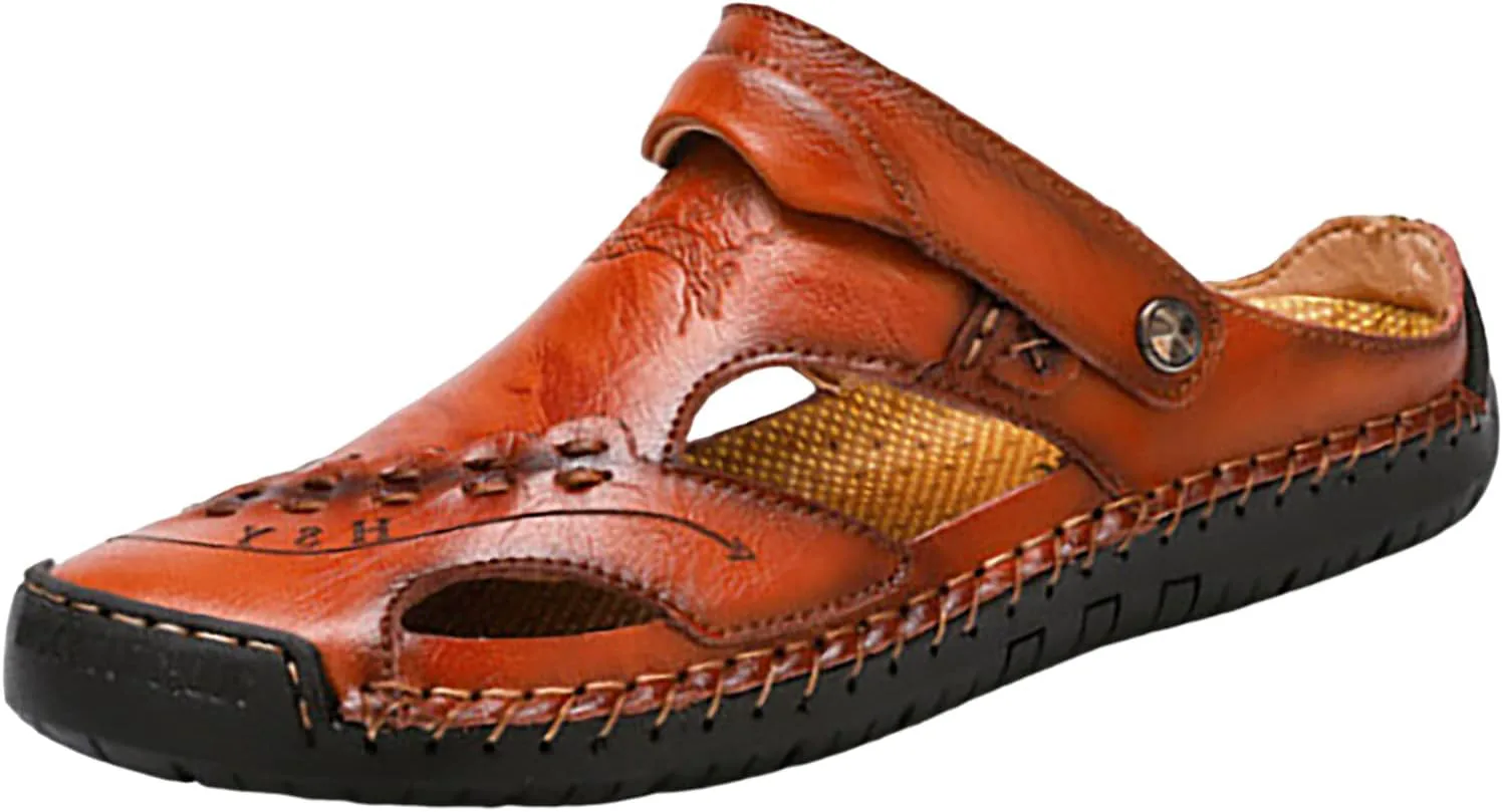 CsgrFagr Men's Summer Breathable Hand Sewn Foot Covering Casual Beach Lazy PU Foreign Trade Сандалии Men Leather Сандалии Size 9 (Black, 10.5) No Brand
CsgrFagr Men's Summer Breathable Hand Sewn Foot Covering Casual Beach Lazy PU Foreign Trade Сандалии Men Leather Сандалии Size 9 (Black, 10.5) No Brand