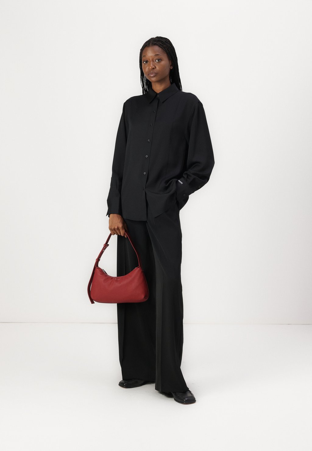 Блузка на пуговицах SHIRT Calvin Klein, черный
Блузка на пуговицах SHIRT Calvin Klein, черный