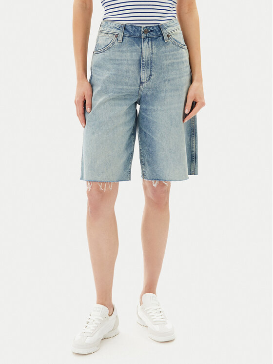 Джинсовые шорты свободного кроя Jort 112362710 Wrangler, синий
Джинсовые шорты свободного кроя Jort 112362710 Wrangler, синий