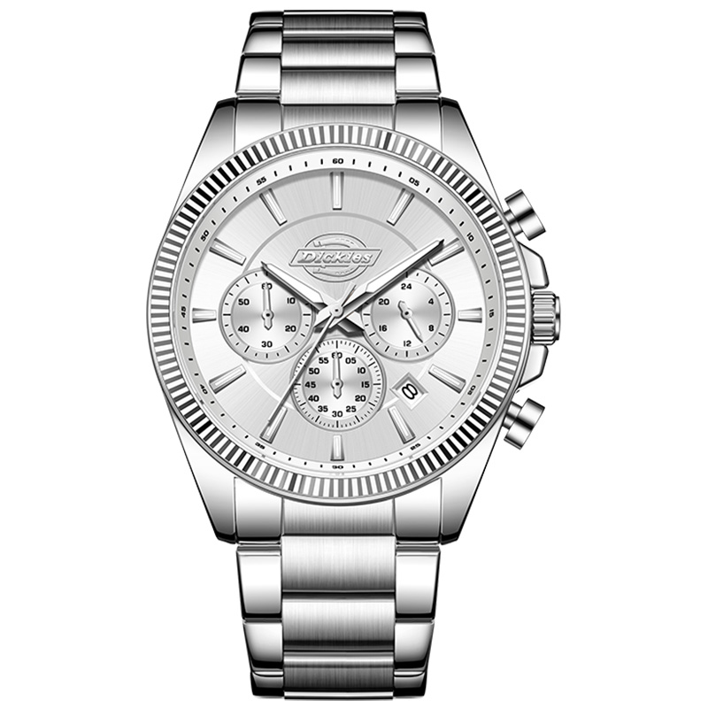 Наручные часы кварцевый механизм стальной браслет серебристый циферблат мужские часы коробка лимитированная серия Dickies
Наручные часы кварцевый механизм стальной браслет серебристый циферблат мужские часы коробка лимитированная серия Dickies