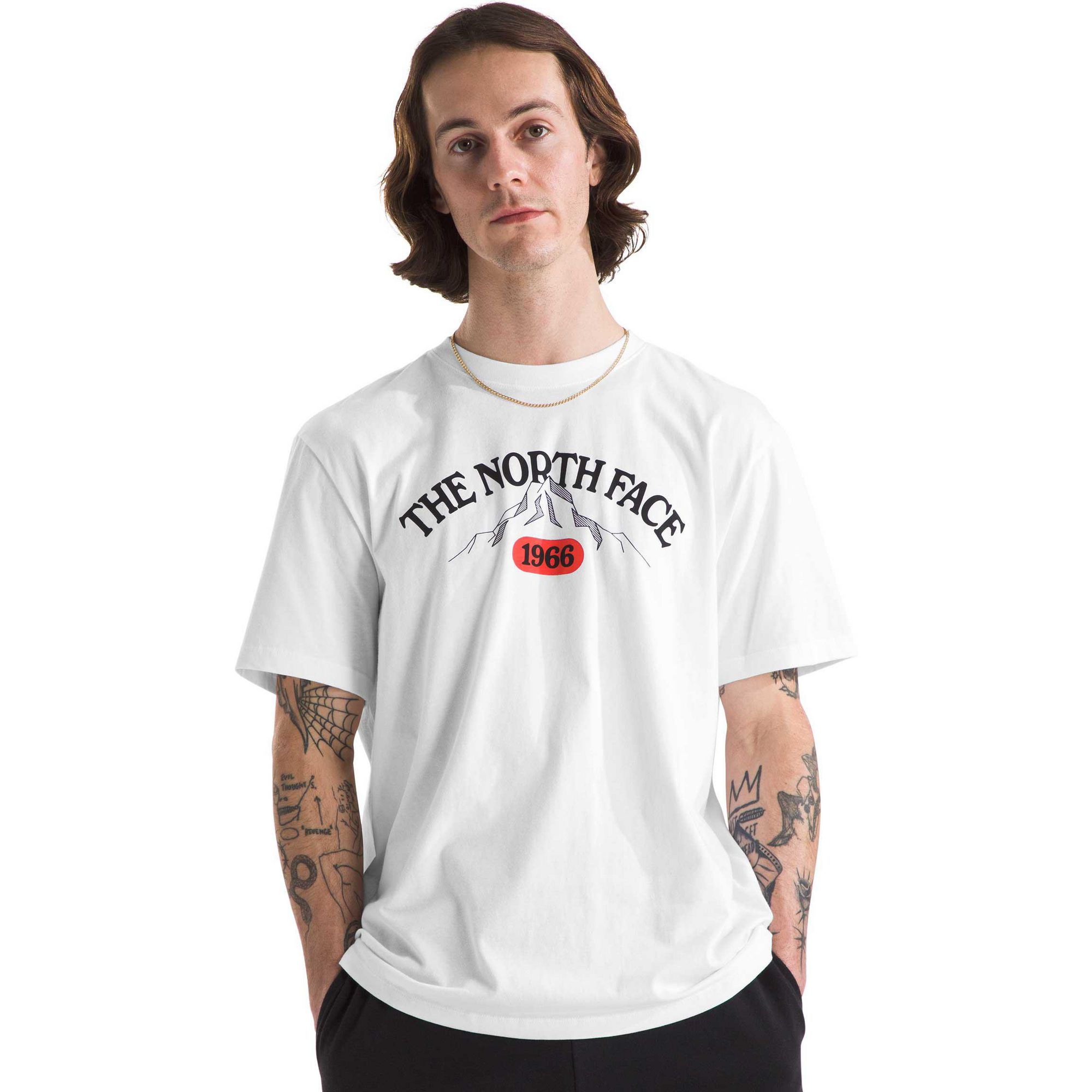 Мужская университетская футболка с коротким рукавом The North Face, TNF White, Белый, Мужская университетская футболка с коротким рукавом The North Face, TNF White
Мужская университетская футболка с коротким рукавом The North Face, TNF White, Белый, Мужская университетская футболка с коротким рукавом The North Face, TNF White