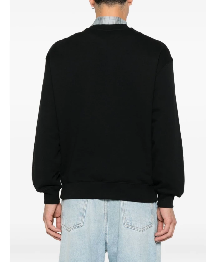 Черный шелковый и нейлоновый пуловер Maison Kitsunã, черный
Черный шелковый и нейлоновый пуловер Maison Kitsunã, черный