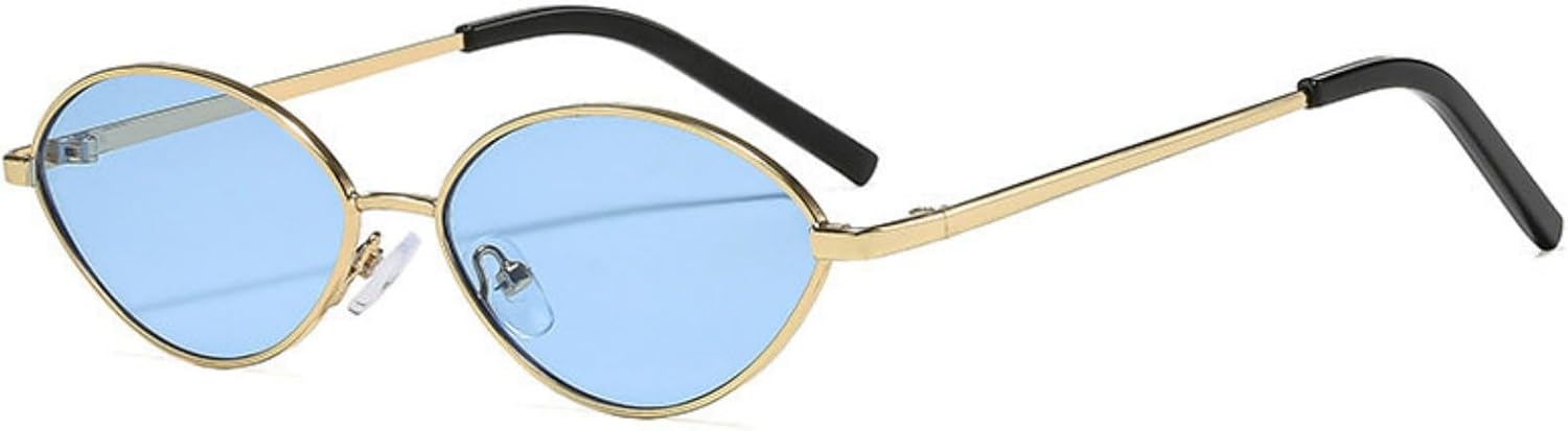 Солнцезащитные очки COTIA Retro Small Oval для женщин и мужчин, металлическая оправа, винтажные очки в стиле «кошачий глаз», модные солнцезащитные очки в стиле хип-хоп, Blue
Солнцезащитные очки COTIA Retro Small Oval для женщин и мужчин, металлическая оправа, винтажные очки в стиле «кошачий глаз», модные солнцезащитные очки в стиле хип-хоп, Blue