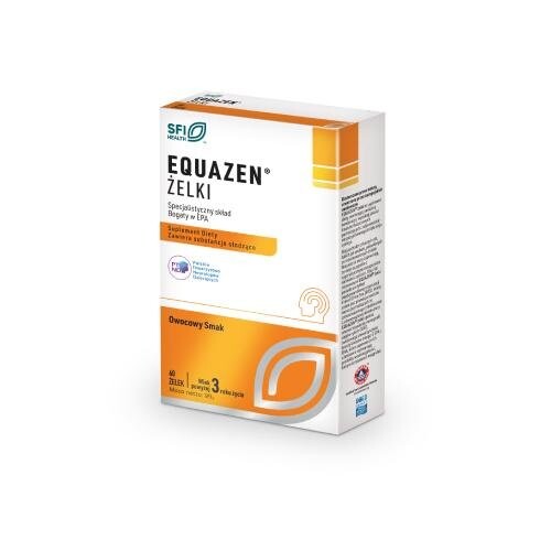 Equazen, Желе-бобы с фруктовым вкусом, 60 шт. Inna marka 
Equazen, Желе-бобы с фруктовым вкусом, 60 шт. Inna marka