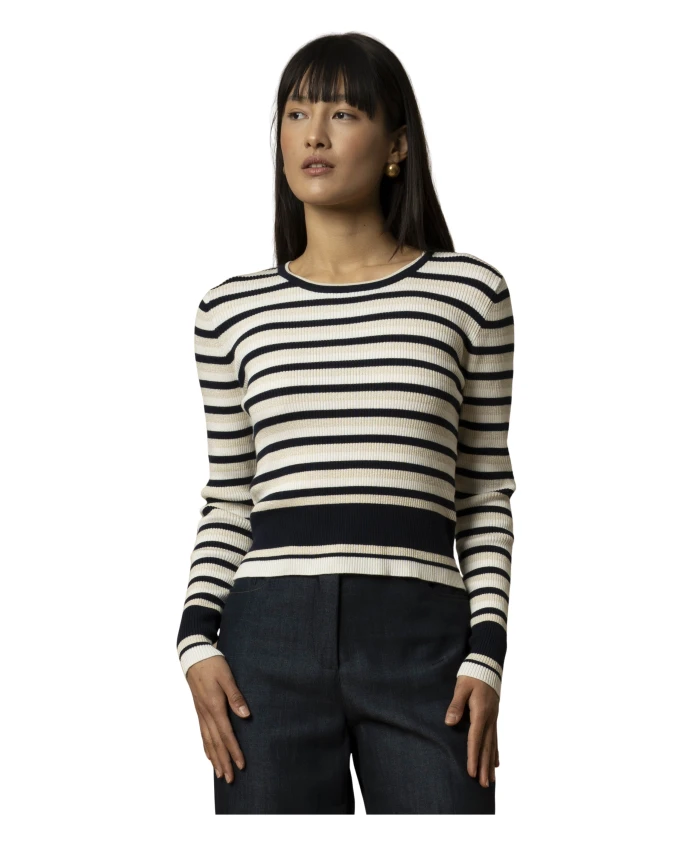 Полосатый свитер с длинными рукавами Kocca, белый
Полосатый свитер с длинными рукавами Kocca, белый