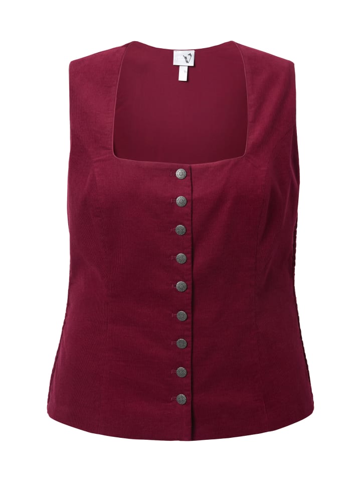 Традиционная блузка бордового цвета Ulla Popken
Традиционная блузка бордового цвета Ulla Popken