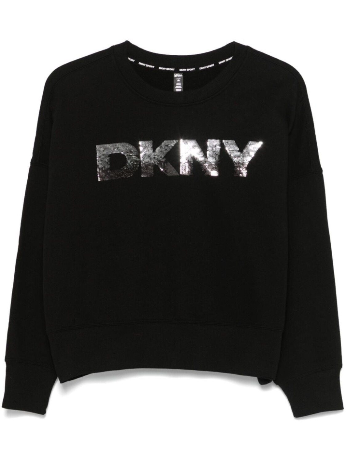 Толстовка с логотипом, расшитым пайетками DKNY, черный
Толстовка с логотипом, расшитым пайетками DKNY, черный