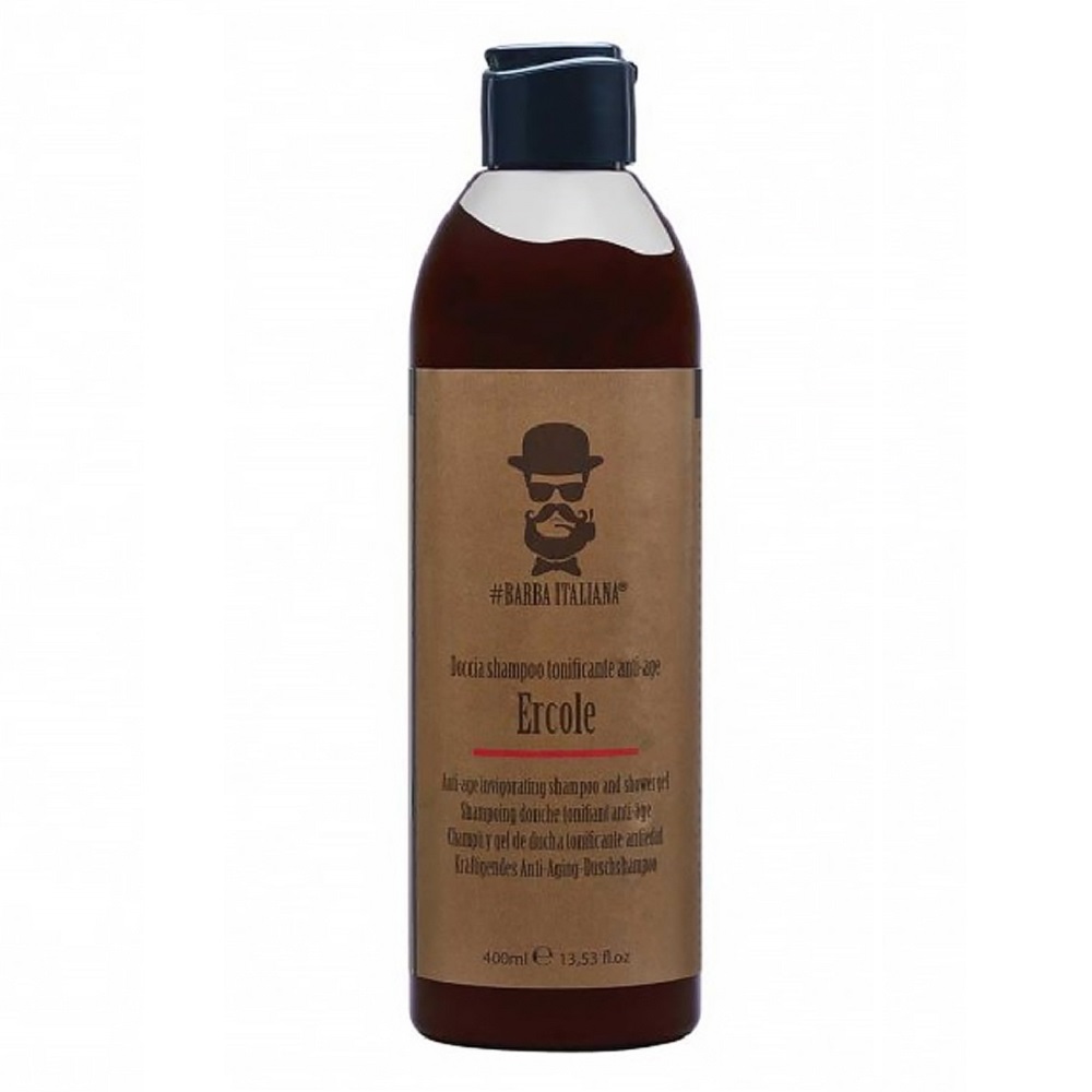 Шампунь для волос и гель для душа shampoo and shower gel ercole Barba Italiana, 400 мл
Шампунь для волос и гель для душа shampoo and shower gel ercole Barba Italiana, 400 мл