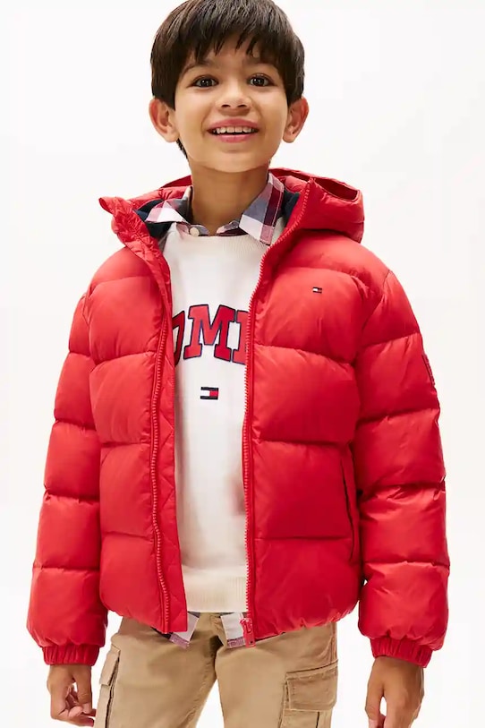 Детский пуховик Tommy Hilfiger, красный
Детский пуховик Tommy Hilfiger, красный
