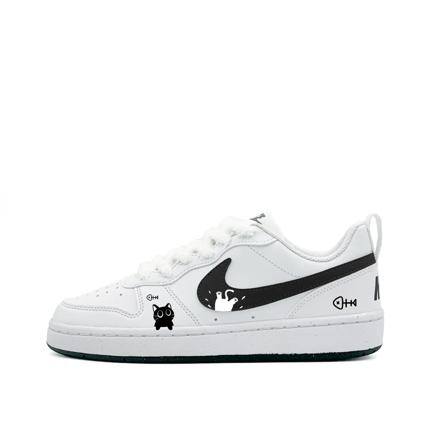 Nike Кроссовки для скейтбординга Court Borough Naughty Cat низкие детские Black White
Nike Кроссовки для скейтбординга Court Borough Naughty Cat низкие детские Black White