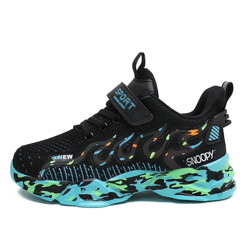 Детские кроссовки для бега с низким верхом, устойчивые к истиранию, с амортизацией и дышащими свойствами SNOOPY, черный/зеленый
Детские кроссовки для бега с низким верхом, устойчивые к истиранию, с амортизацией и дышащими свойствами SNOOPY, черный/зеленый