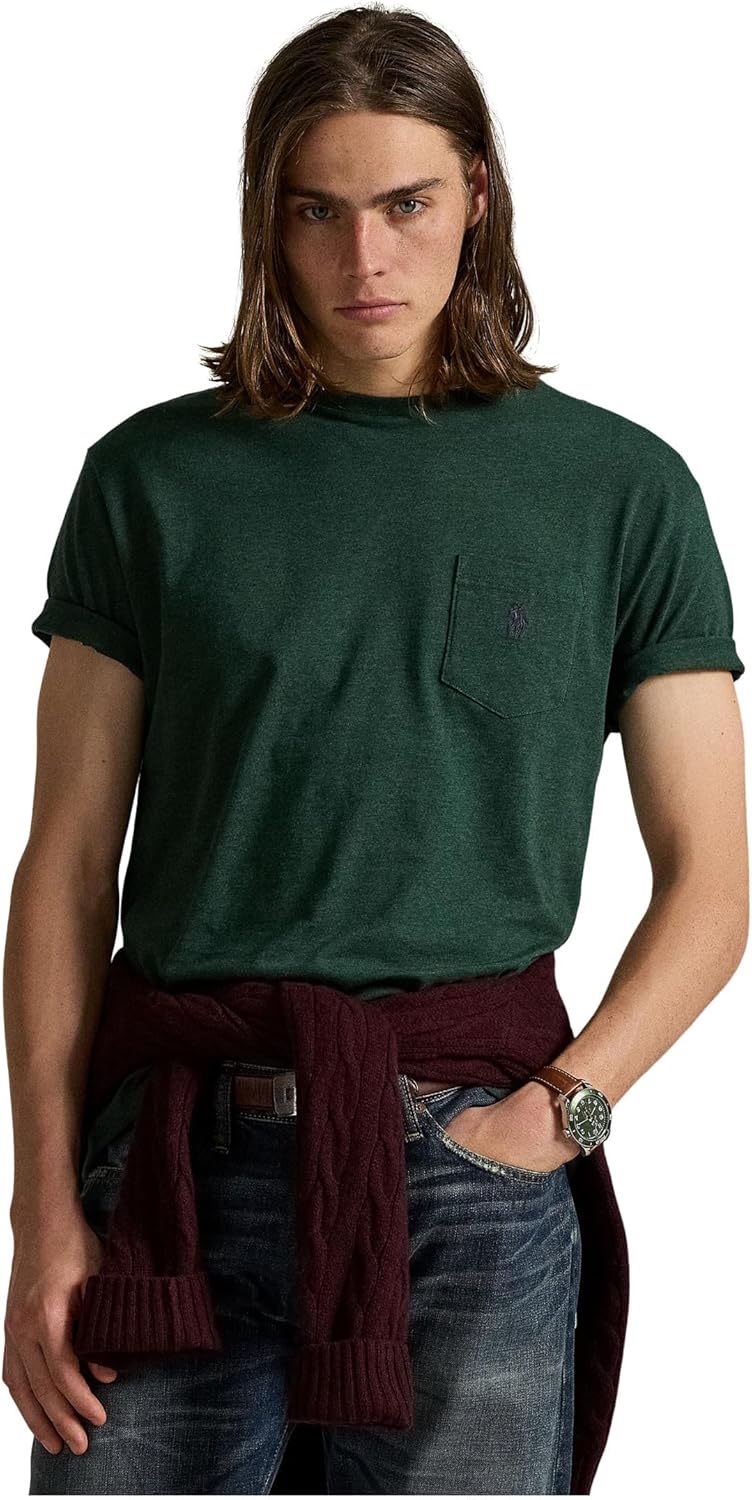 Мужская футболка POLO RALPH LAUREN Classic Fit с карманом, Scotch Pine Heather
Мужская футболка POLO RALPH LAUREN Classic Fit с карманом, Scotch Pine Heather