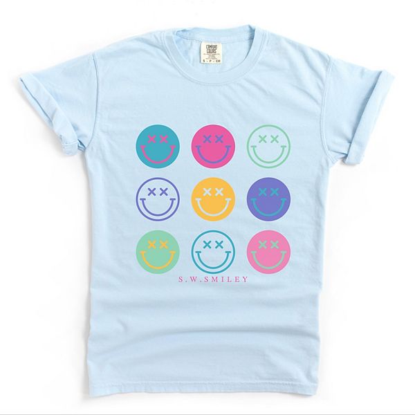 SWSmiley stacked smiley faces - женская футболка с принтом, окрашенная в готовом виде Simply Sage Market, Chambray
SWSmiley stacked smiley faces - женская футболка с принтом, окрашенная в готовом виде Simply Sage Market, Chambray