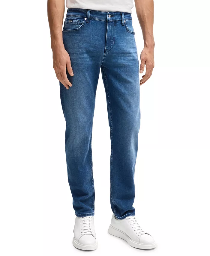 Мужские джинсы Regular-Fit из мягкого денима Hugo Boss, синий
Мужские джинсы Regular-Fit из мягкого денима Hugo Boss, синий