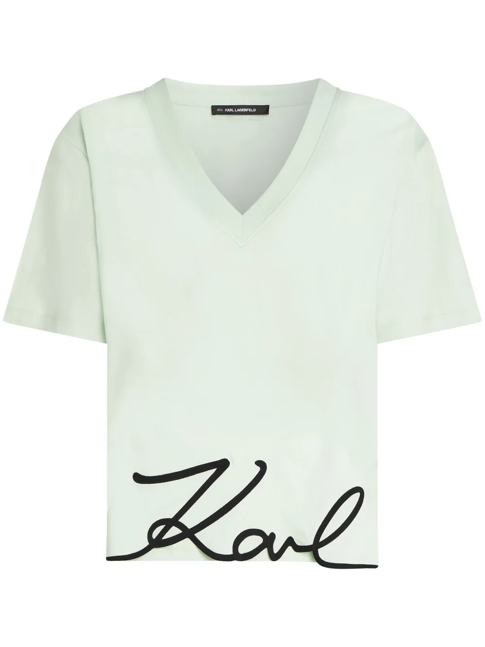 Футболка Signature KARL LAGERFELD, зеленый
Футболка Signature KARL LAGERFELD, зеленый