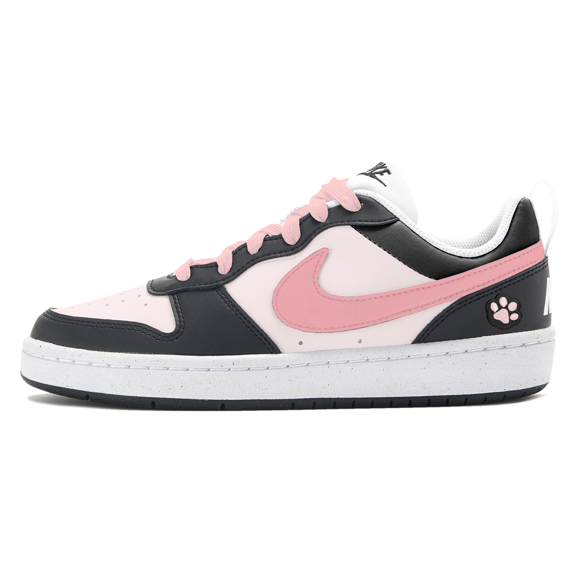 Детские кроссовки для скейтбординга Court Borough LOW RECRAFT с противоскользящим износостойким верхом для подростков Nike, черный/розовый
Детские кроссовки для скейтбординга Court Borough LOW RECRAFT с противоскользящим износостойким верхом для подростков Nike, черный/розовый