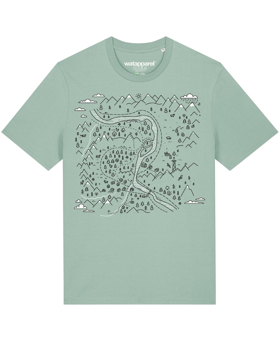 Рубашка Watapparel Landschaft, мятный/светло-зеленый
Рубашка Watapparel Landschaft, мятный/светло-зеленый