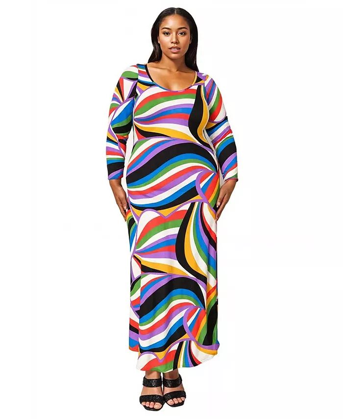 Платье макси Ezra Plus Size L I V D, мультиколор
Платье макси Ezra Plus Size L I V D, мультиколор