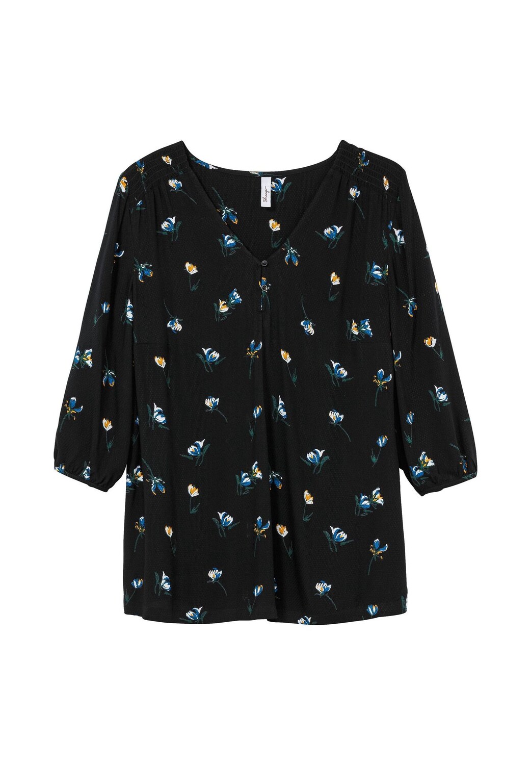 Туника А-силуэта с цветочным принтом и присборенными деталями Sheego, цвет Schwarz Gemustert
Туника А-силуэта с цветочным принтом и присборенными деталями Sheego, цвет Schwarz Gemustert