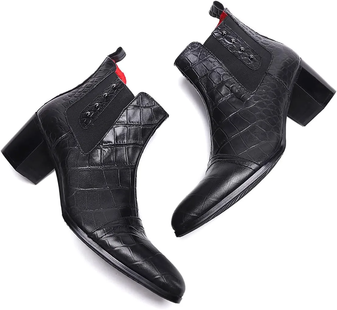 Мужские повседневные ботинки Santimon Mens Casual Dress с низким голенищем Челси - настоящая кожаная обувь в стиле ковбойских сапог для выпускного, бального вечера, вечеринки, диско и свадьбы, черный
Мужские повседневные ботинки Santimon Mens Casual Dress с низким голенищем Челси - настоящая кожаная обувь в стиле ковбойских сапог для выпускного, бального вечера, вечеринки, диско и свадьбы, черный