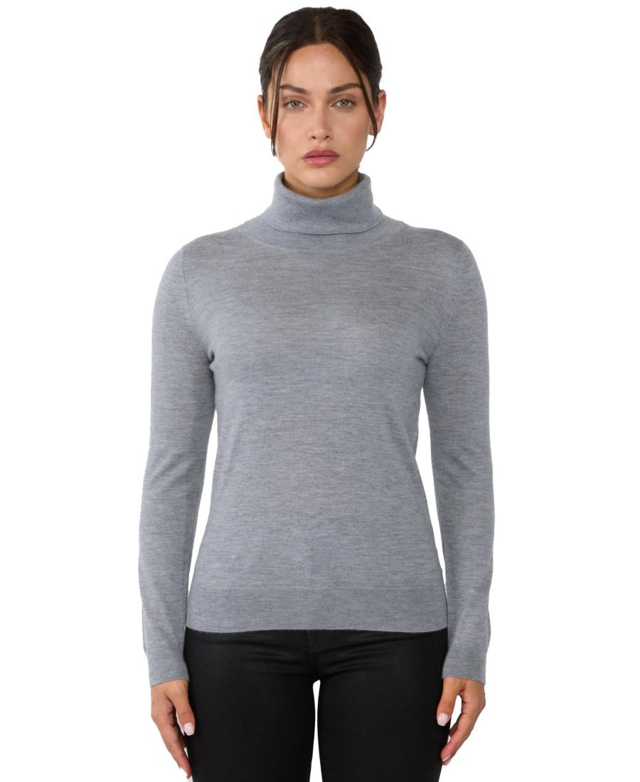 Женский свитер с высоким воротником из 100% кашемира | Кашемировые свитера тонкой плотности JENNIE LIU, Pebble
Женский свитер с высоким воротником из 100% кашемира | Кашемировые свитера тонкой плотности JENNIE LIU, Pebble